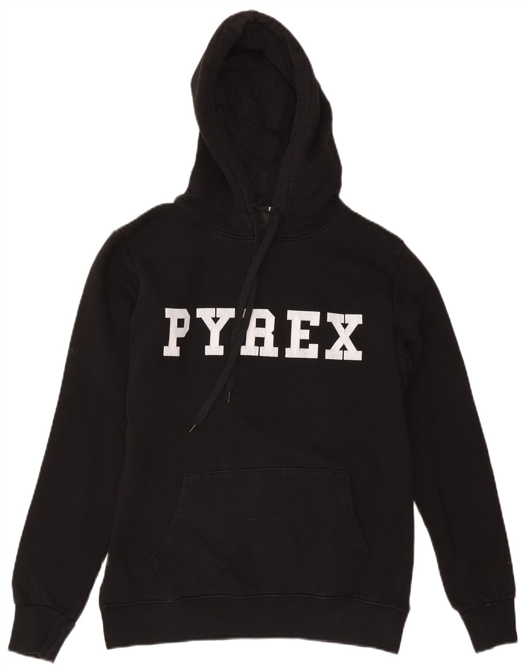 Pyrex muška majica s kapuljačom, mali crni pamuk