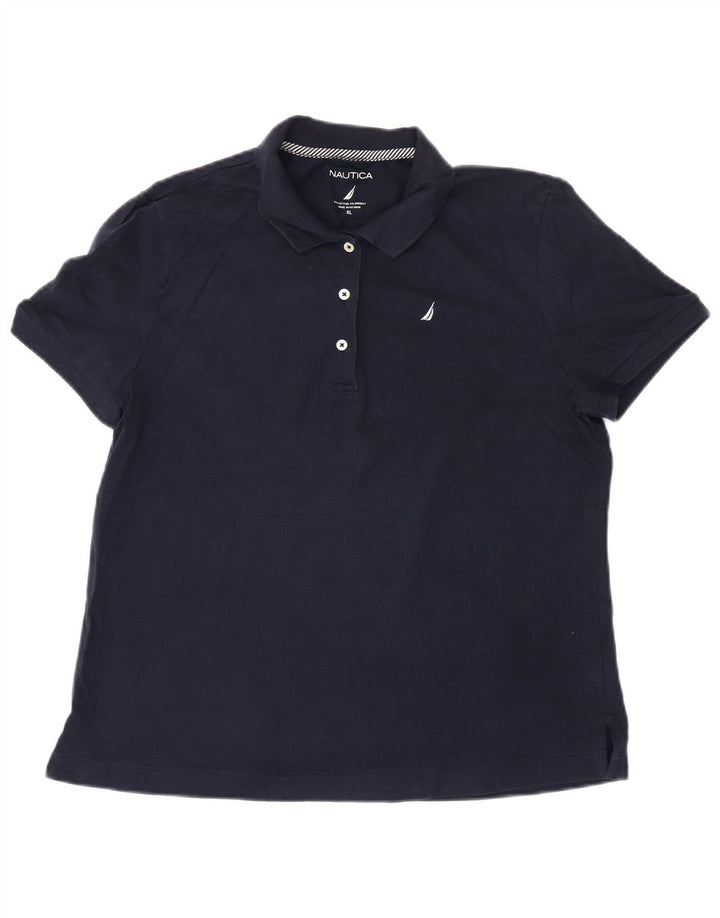 NAUTICA ženska polo majica UK 18 XL tamnoplavi pamuk