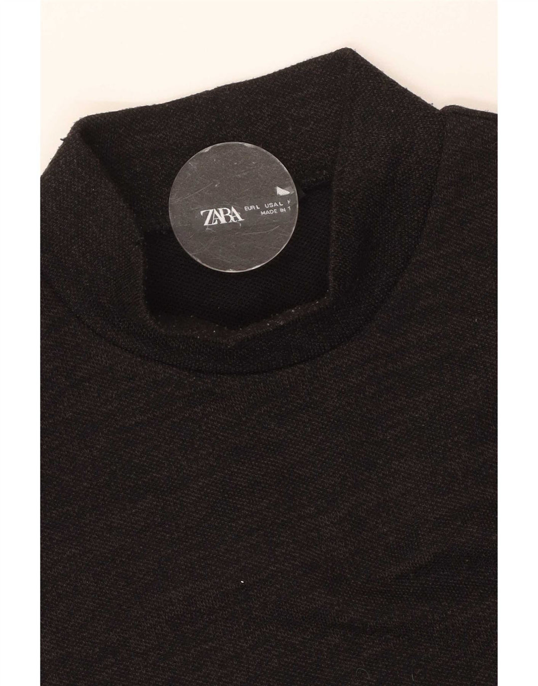 Zara ženski prsluk UK 14 Large Black Flected