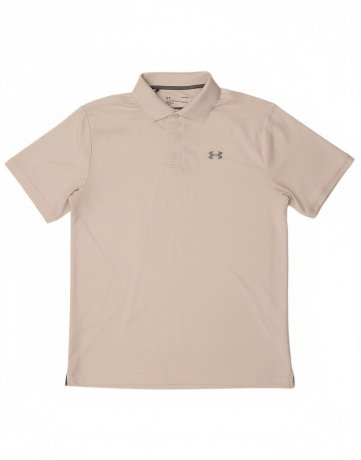 Under Armour muška polo majica Heat Gear Veliki bijeli poliester