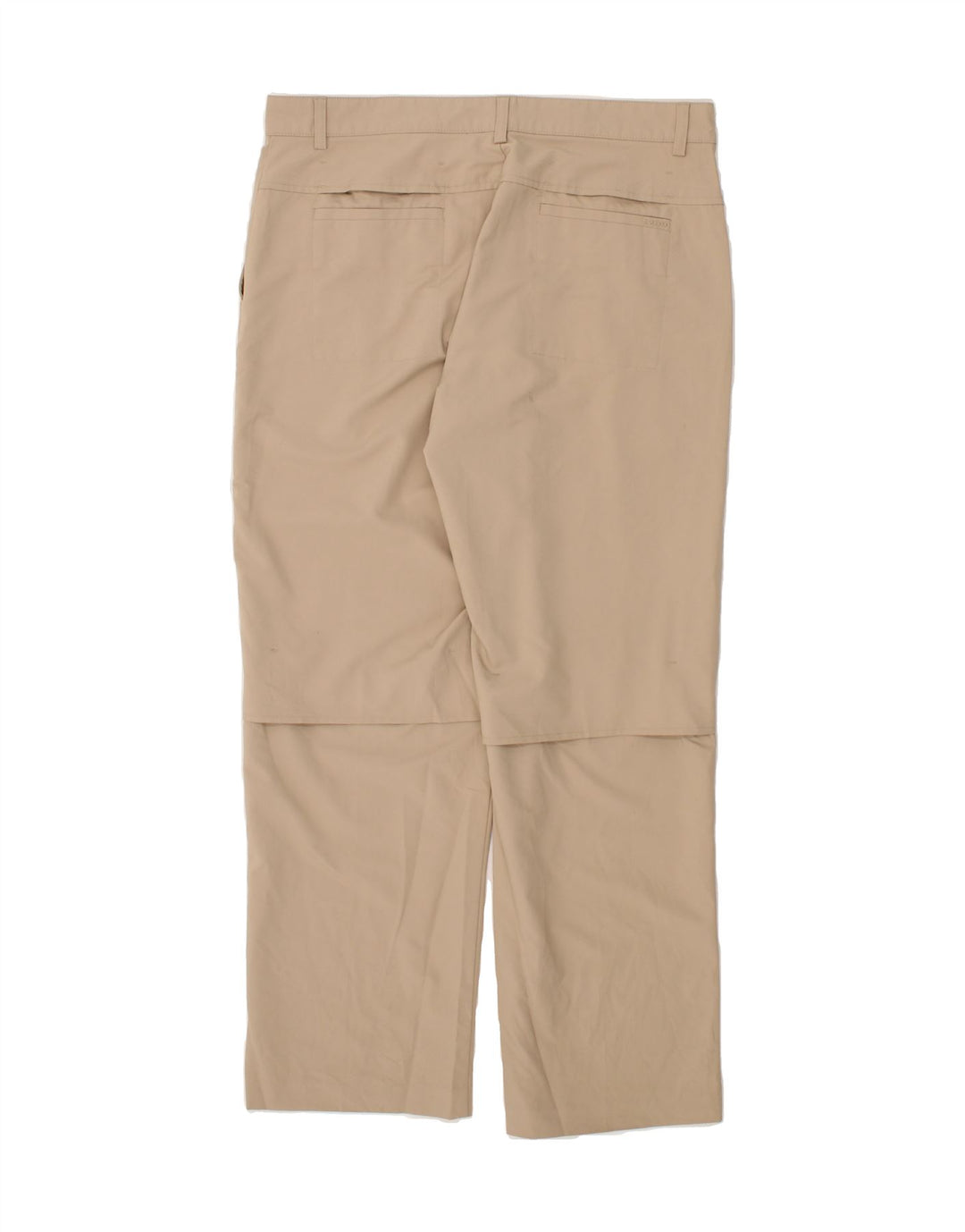 IZOD Mens Straight Chino Trousers  W36 L32 Beige Polyester Vintage Izod and Second-Hand Izod from Messina Hembry 