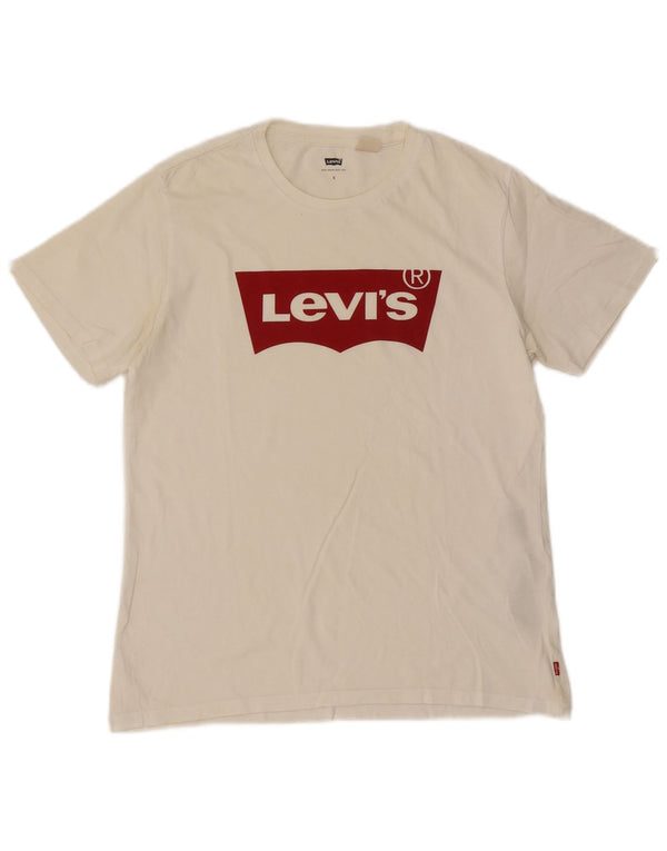 Levi's muška majica kratkih rukava s grafičkim motivima, mali bijeli pamuk