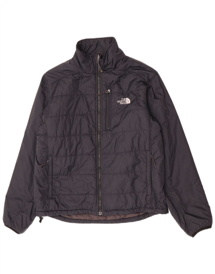 The North Face muška podstavljena jakna UK 38 srednje mornarsko plava karirana najlon