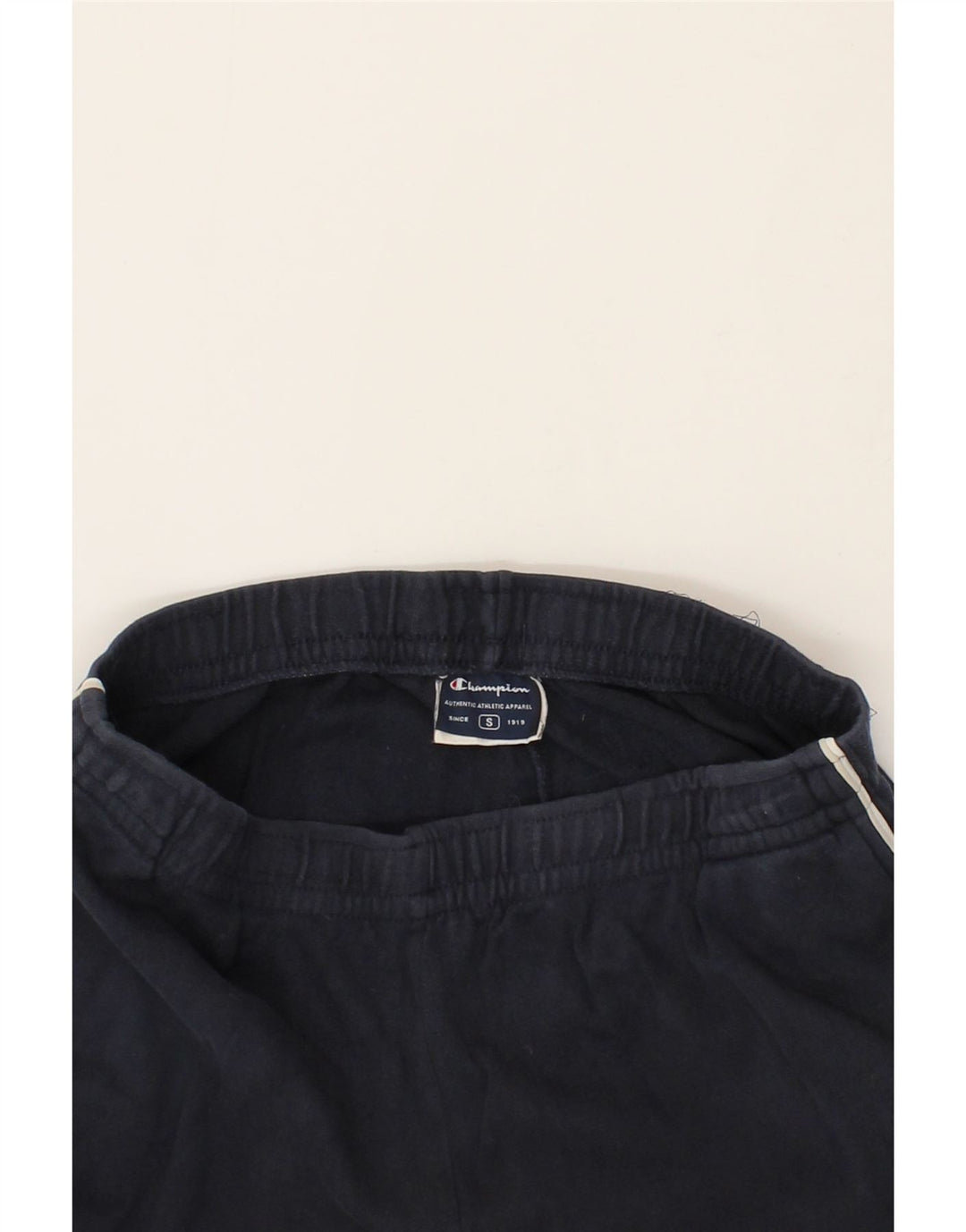 CHAMPION Mens Tracksuit Trousers Small  Navy Blue Cotton Vintage Champion and Second-Hand Champion from Messina Hembry 