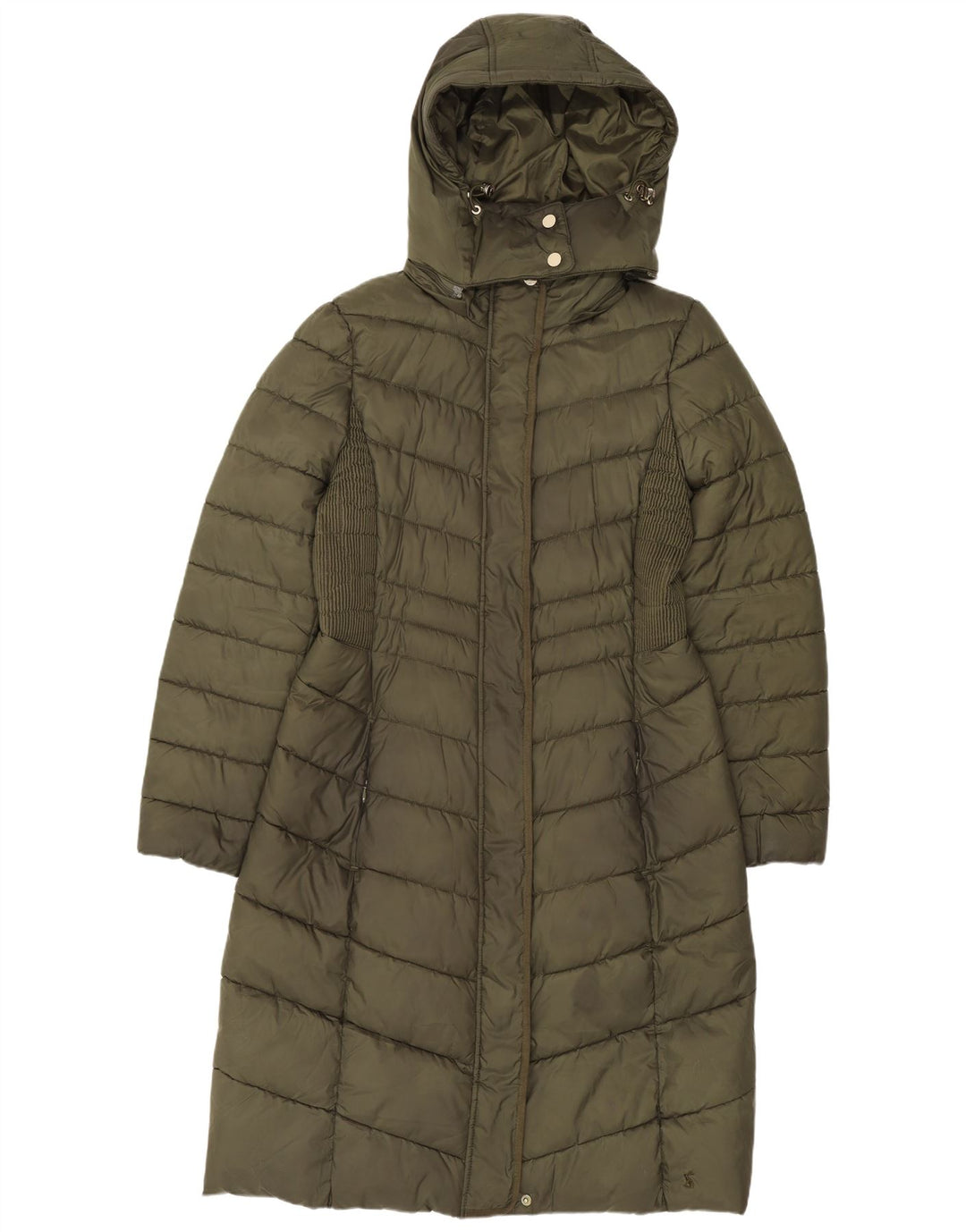 Joules ženski podstavljeni kaput s kapuljačom UK 12 Srednji kaki poliester