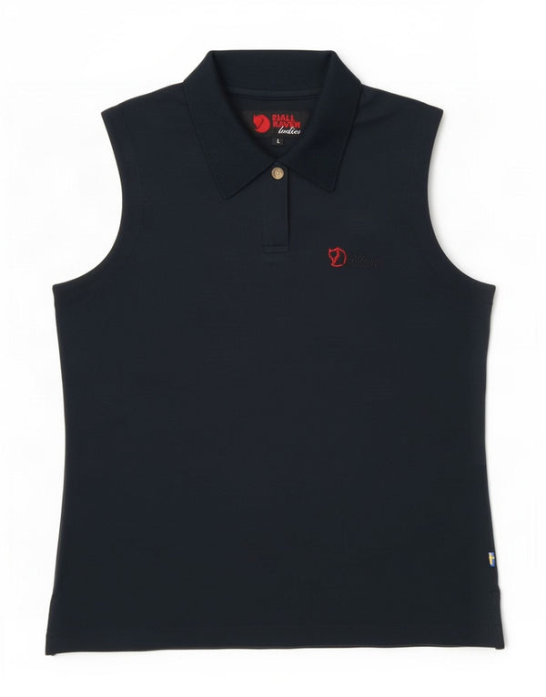 Fjall Raven ženska polo majica bez rukava UK 16 veliki tamnoplavi poliester