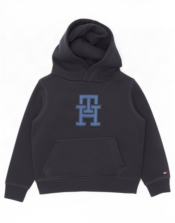 Tommy Hilfiger Boys Graphic Hoodie Džemper 4-5 godina tamnoplavi pamuk