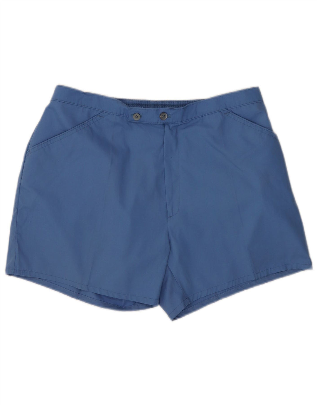 VINTAGE muške chino kratke hlače IT 54 2XL W32 plavi poliester