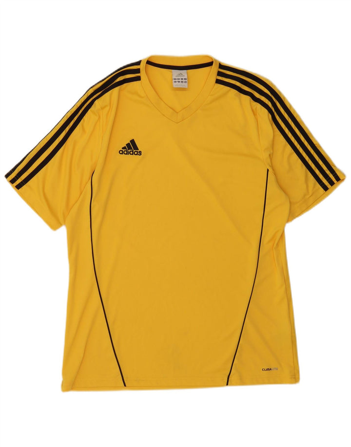 Adidas muška majica Climalite, veliki žuti poliester