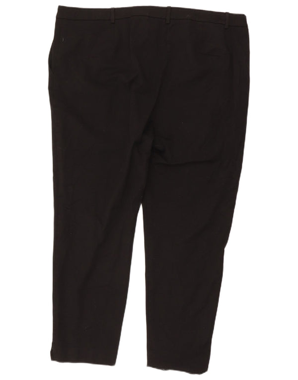Marks & Spencer ženske hlače visokog struka UK 22 3XL W42 L27 crne