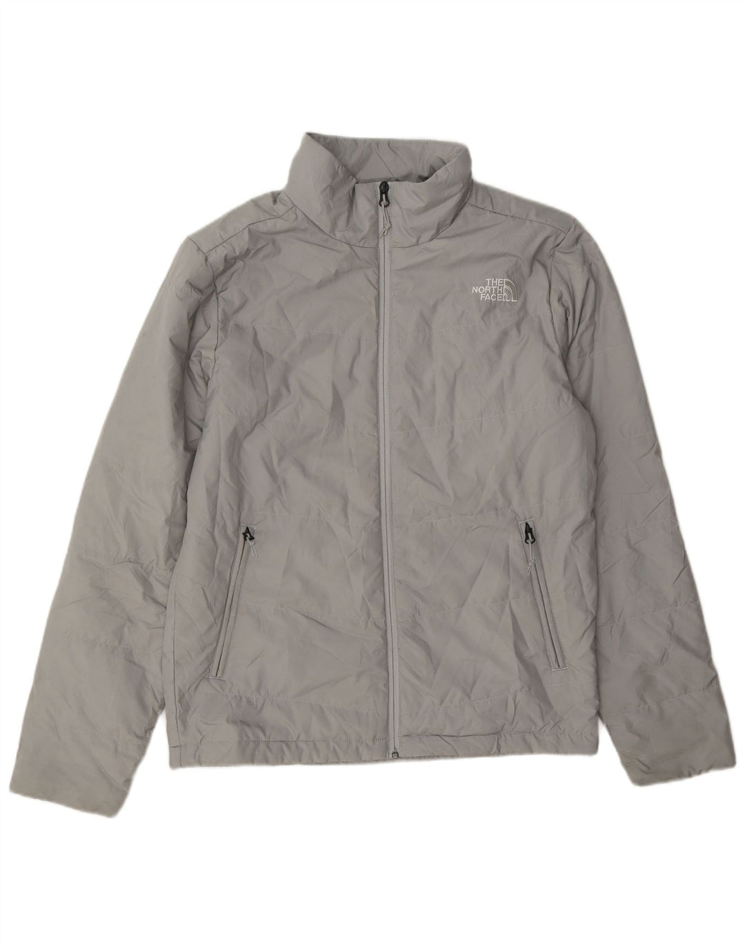 The North Face muška podstavljena jakna UK 36 mali sivi poliester
