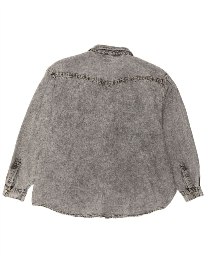 Arizona muška traper košulja XL sivi pamuk