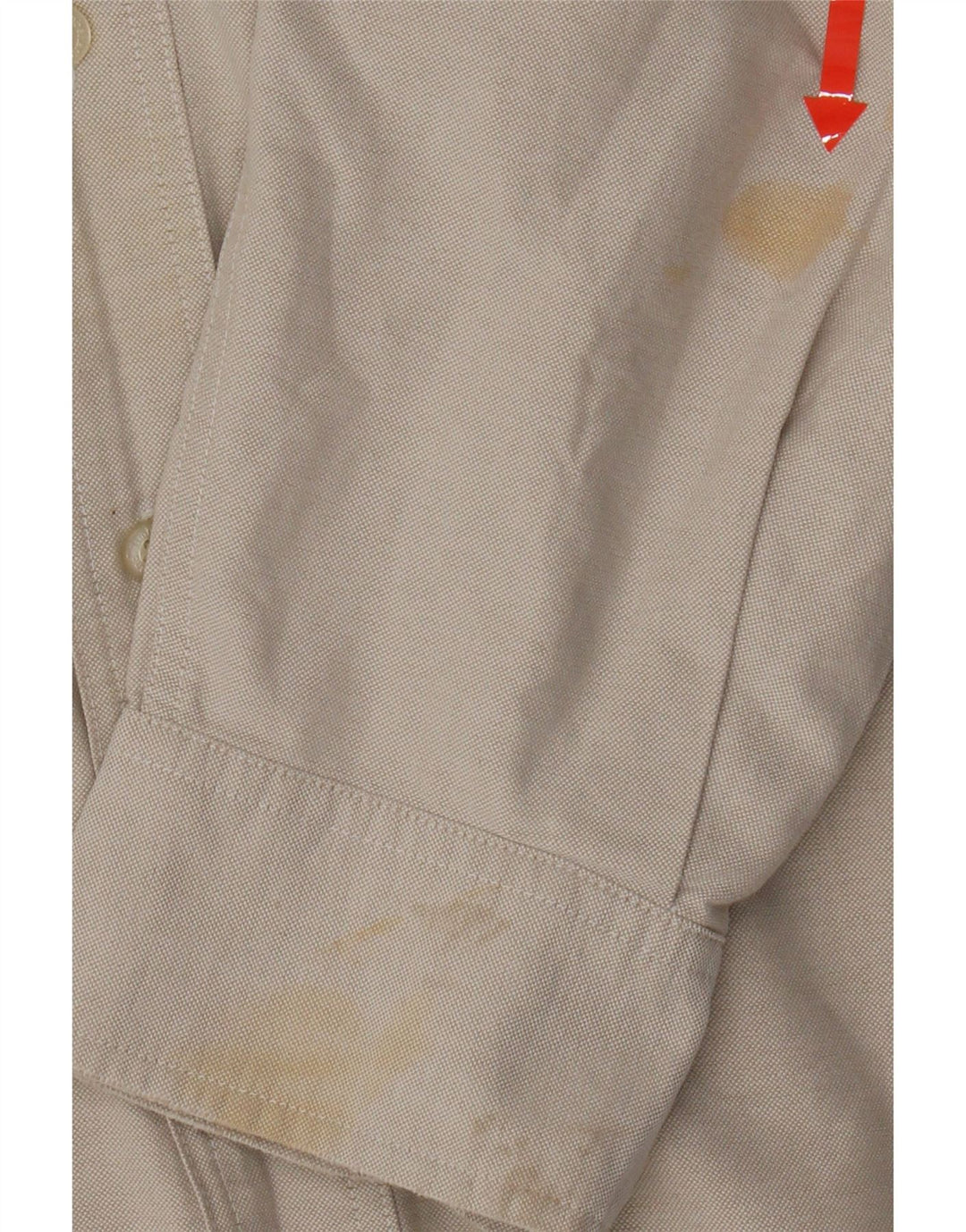 TIMBERLAND Mens Shirt Large Beige Cotton Vintage Timberland and Second-Hand Timberland from Messina Hembry 