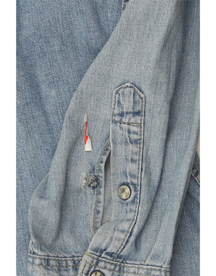 Wrangler muška traper košulja 2XL plavi pamuk