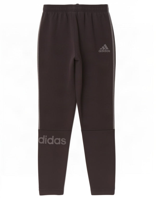 Adidas muške trenirke s grafičkim motivima, srednje crne pamučne hlače