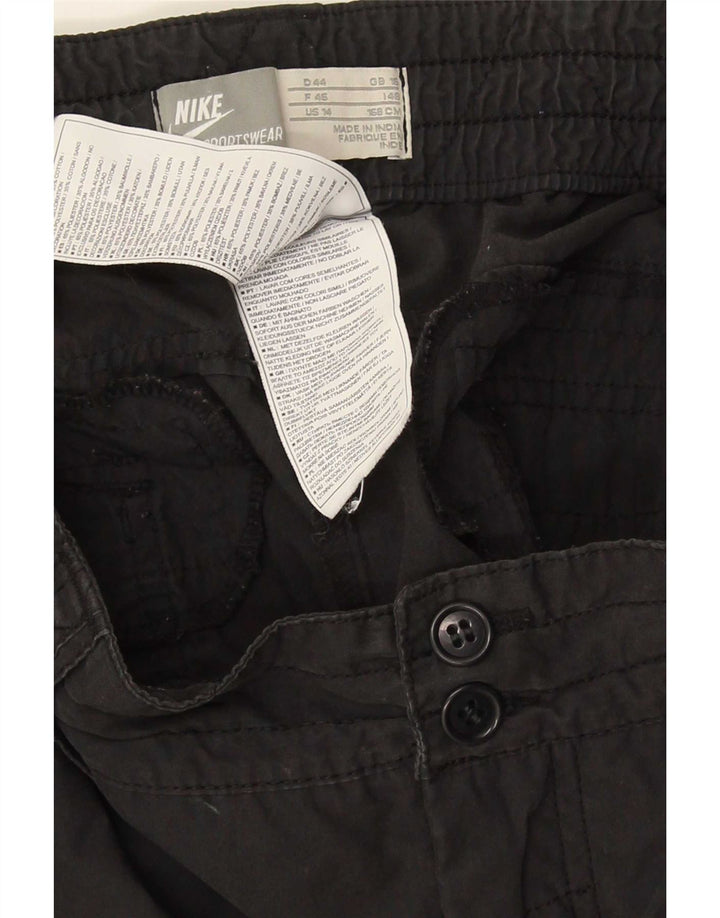 Nike ženske hlače za trčanje Cargo hlače UK 16 Large W34 L30 crni poliester