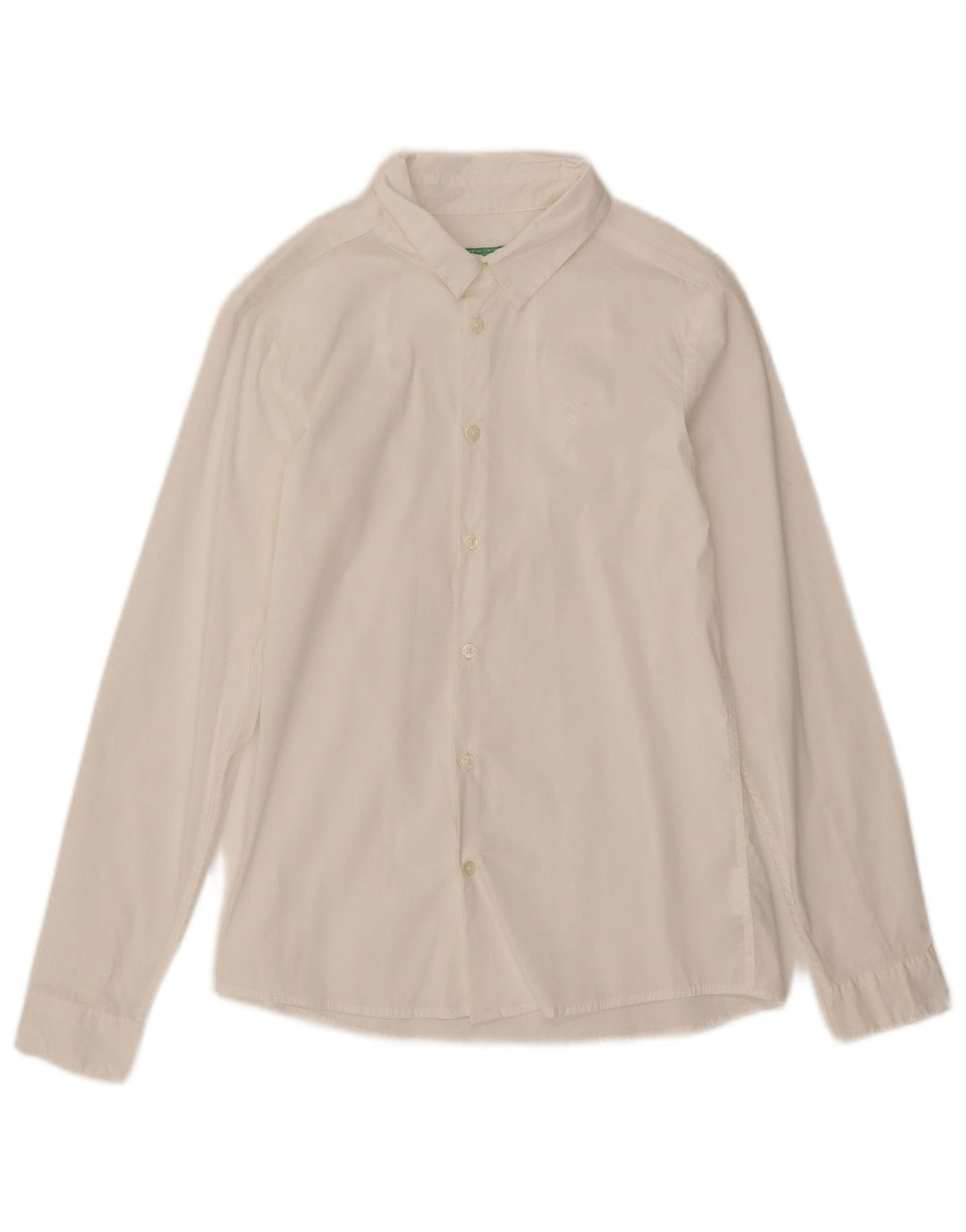 Bijela pamučna majica United Colors of Benetton za dječake 10-11 godina XL