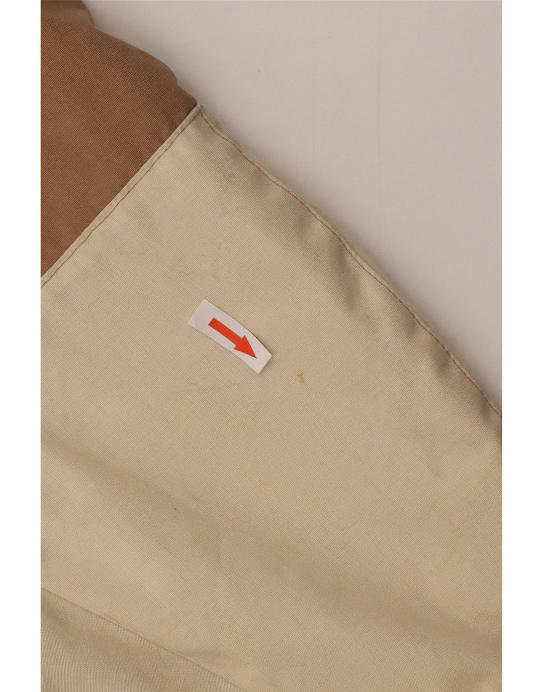 Vintage muška vjetrovka s kapuljačom IT 46 Small Beige Colourblock