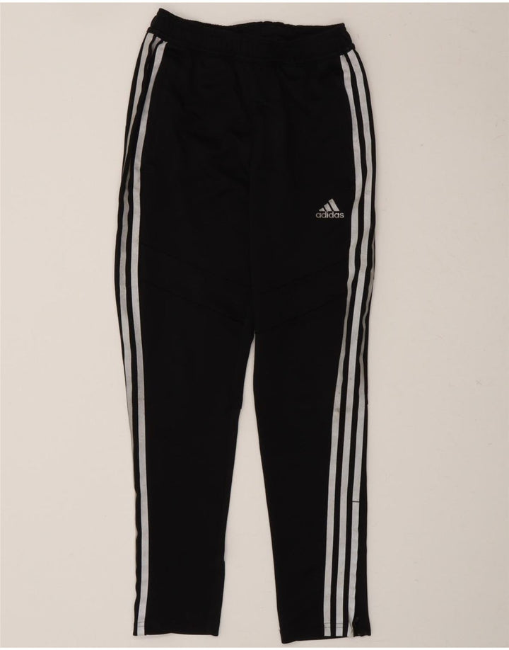 ADIDAS Boys Climacool Tracksuit Trousers 11-12 Years  Black Polyester Vintage Adidas and Second-Hand Adidas from Messina Hembry 