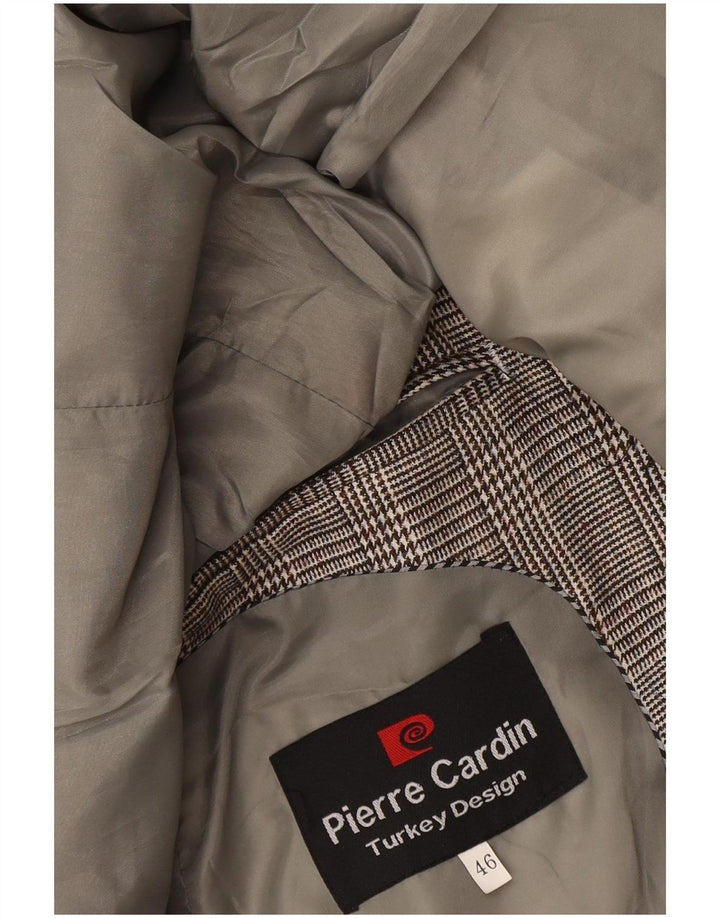 Pierre Cardin muška jakna sa 1 gumbom EU 46 mala siva houndstooth