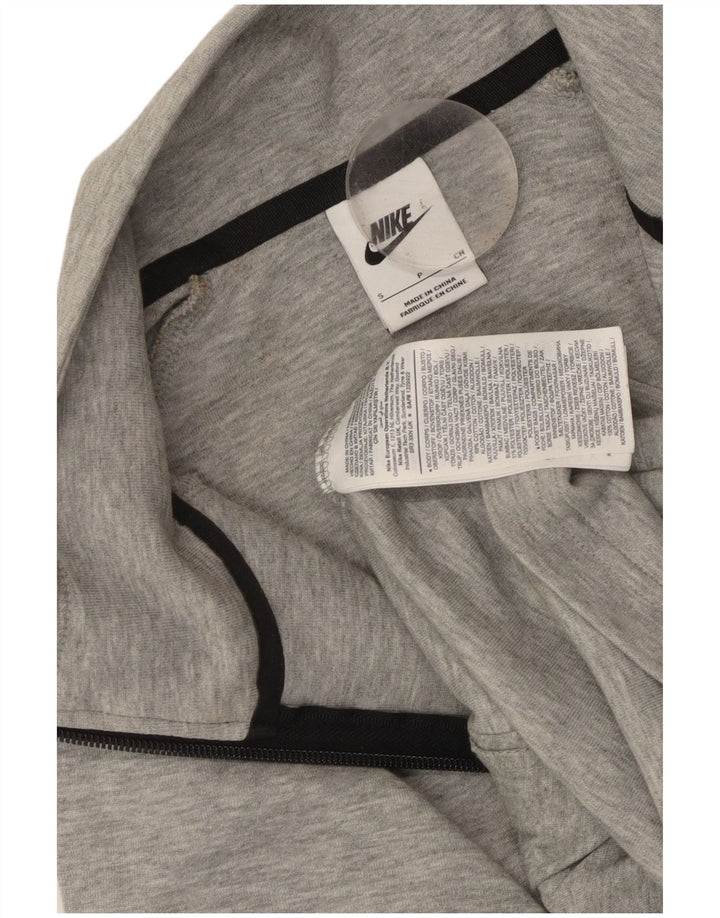 NIKE Ženska prekomjerna majica s kratkim rukavima UK 10 Small Grey Flected