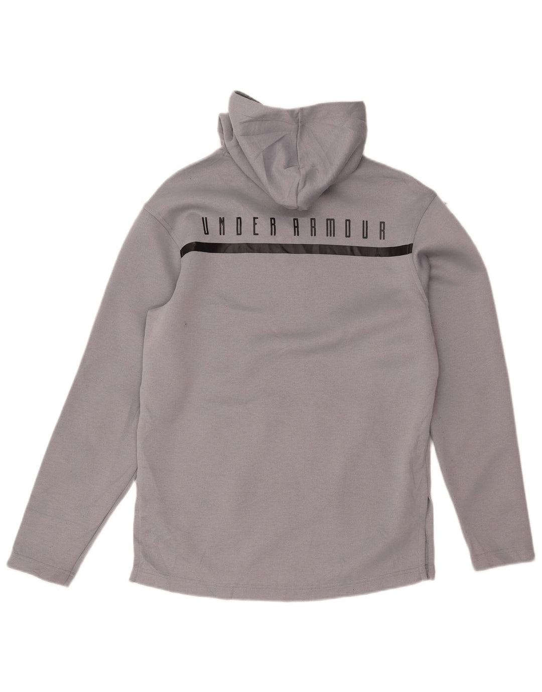 Under Armour muška majica s kapuljačom Cold Gear, mali sivi poliester