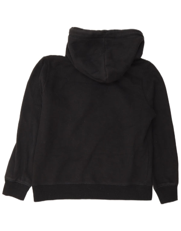 Superdry ženska majica s kapuljačom regularnog kroja UK 12, srednji crni pamuk
