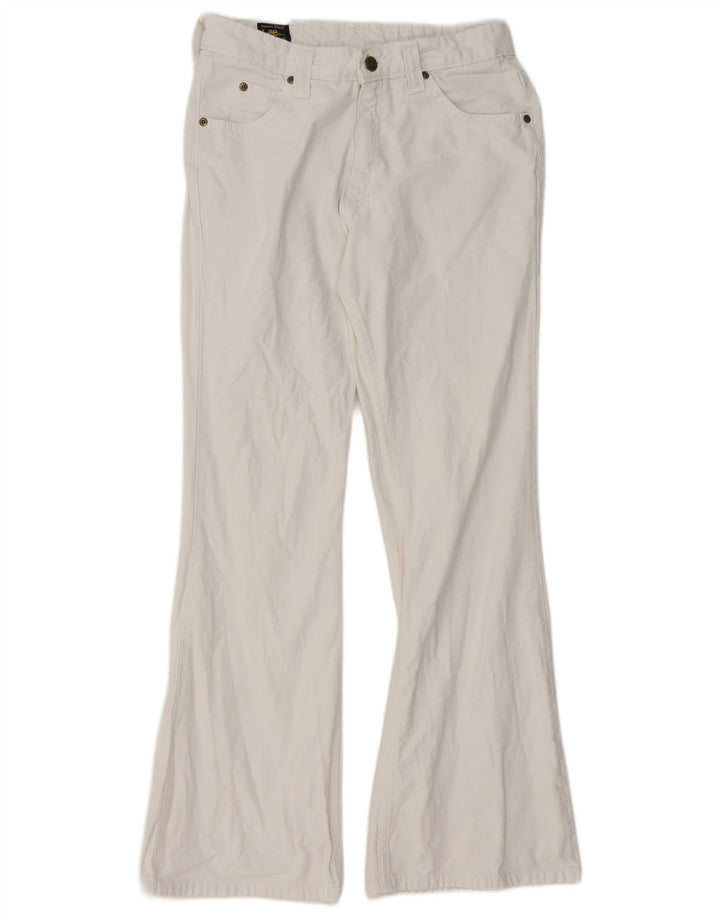 Lee ženske lepršave traperice US 12 Large W31 L29 bijeli pamuk