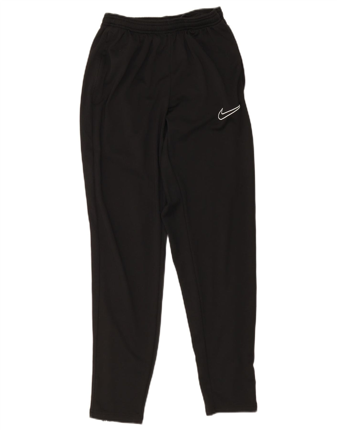 Nike Ženske Dri Fit Trenirke Hlače UK 12 srednje crne