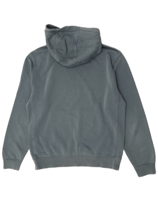 Nike Mens Hoodie Jumper Small Blue Cotton