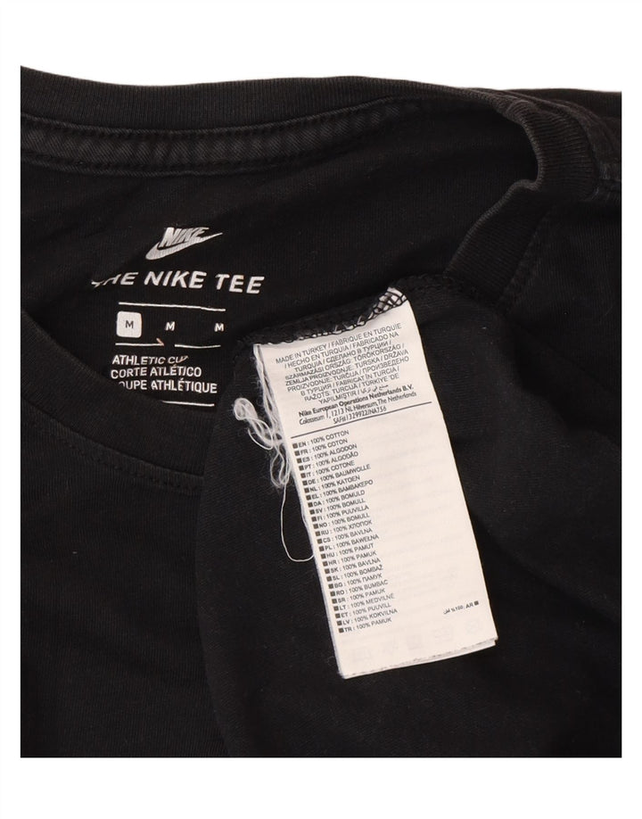 Nike muška majica atletskog kroja, srednji crni pamuk
