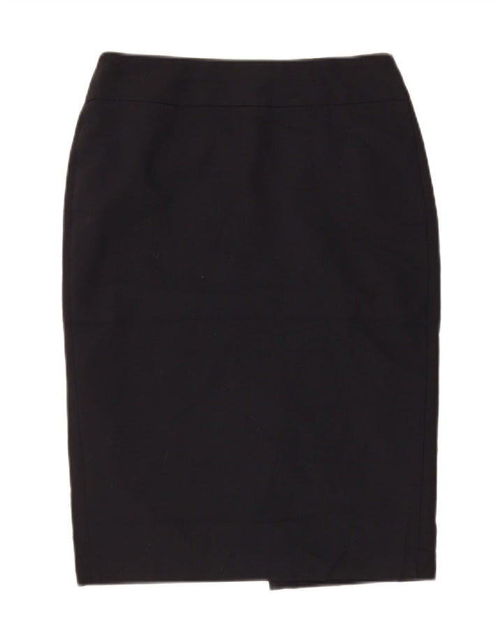 Marks & Spencer ženska pencil suknja UK 10 mala W28 tamnoplava poliester