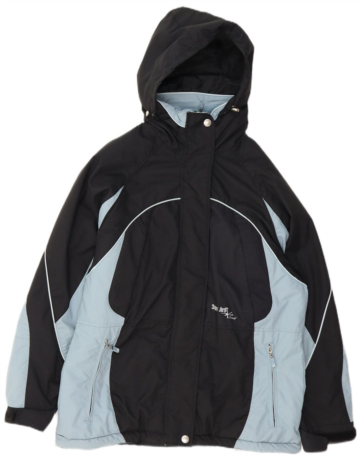 Brugi ženska prevelika skijaška jakna IT 42 srednje tamnoplavi poliester