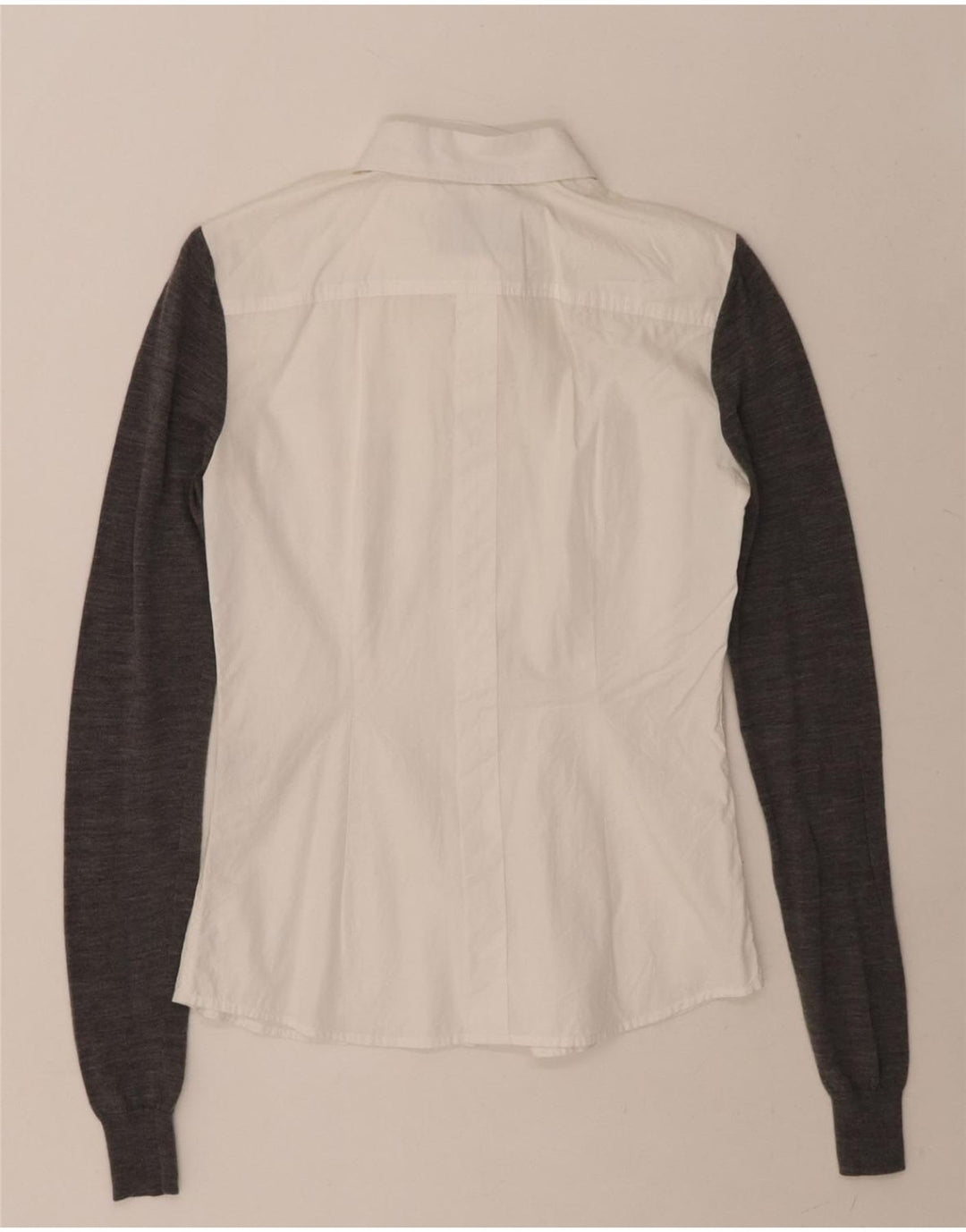 DOLCE & GABBANA Womens Shirt IT 40 Small White Colourblock Vintage Dolce & Gabbana and Second-Hand Dolce & Gabbana from Messina Hembry 