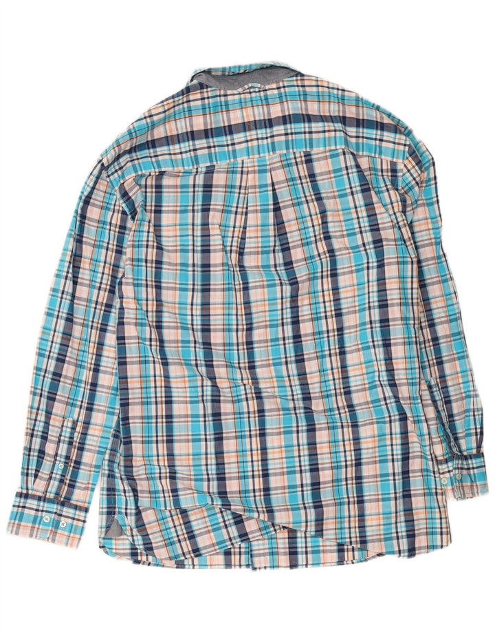 Tommy Hilfiger visoka muška košulja 2XL plavi karirani pamuk