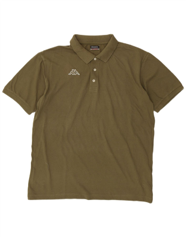 Kappa muška polo majica 2XL kaki pamuk