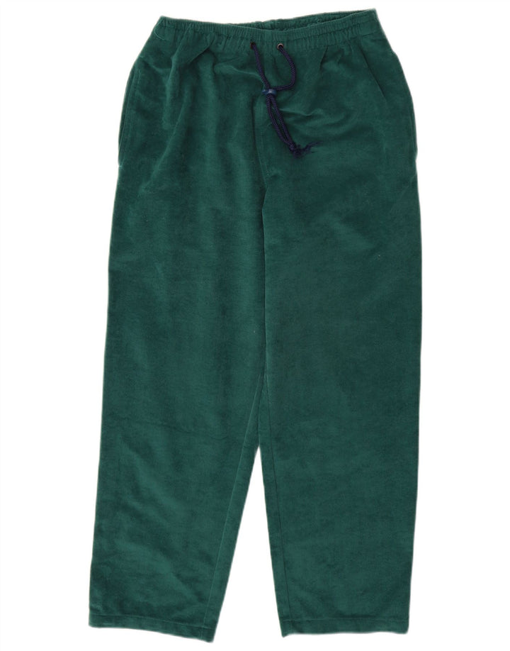 MC KEE'S Muška puna trenirka od velura, poliester srednje zelene boje