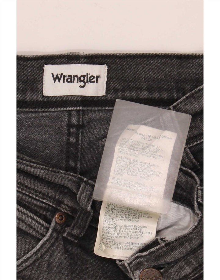 Wrangler muške rastezljive ravne traperice Texas W38 L32 sivi pamuk