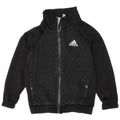 Gornja jakna od trenirke Adidas za dječake 5-6 godina, crna geometrijska