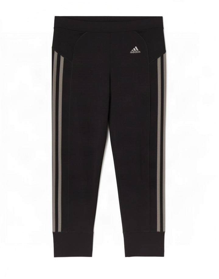 Adidas ženske kapri tajice UK 8 male crne poliesterske