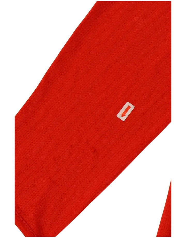 Puma muška majica dugih rukava srednje crvene boje