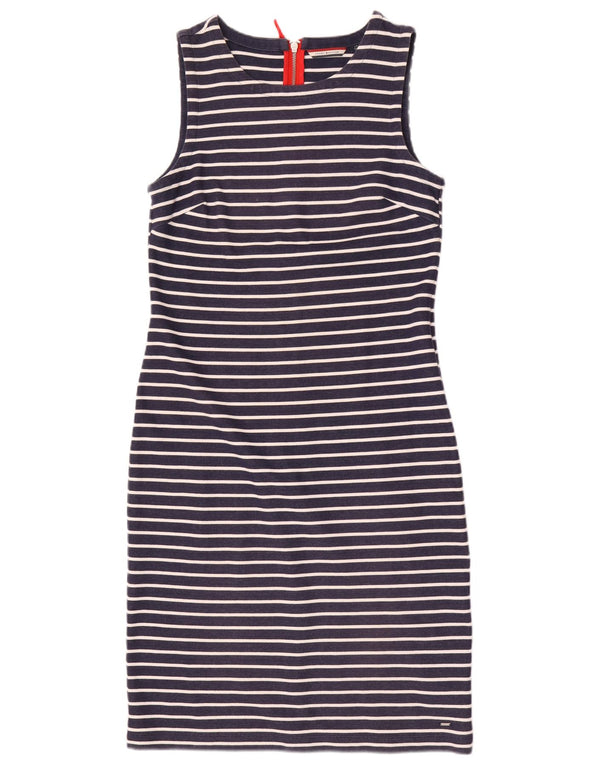 Tommy Hilfiger ženska plašt haljina bez rukava UK 14 velika tamnoplava prugasta