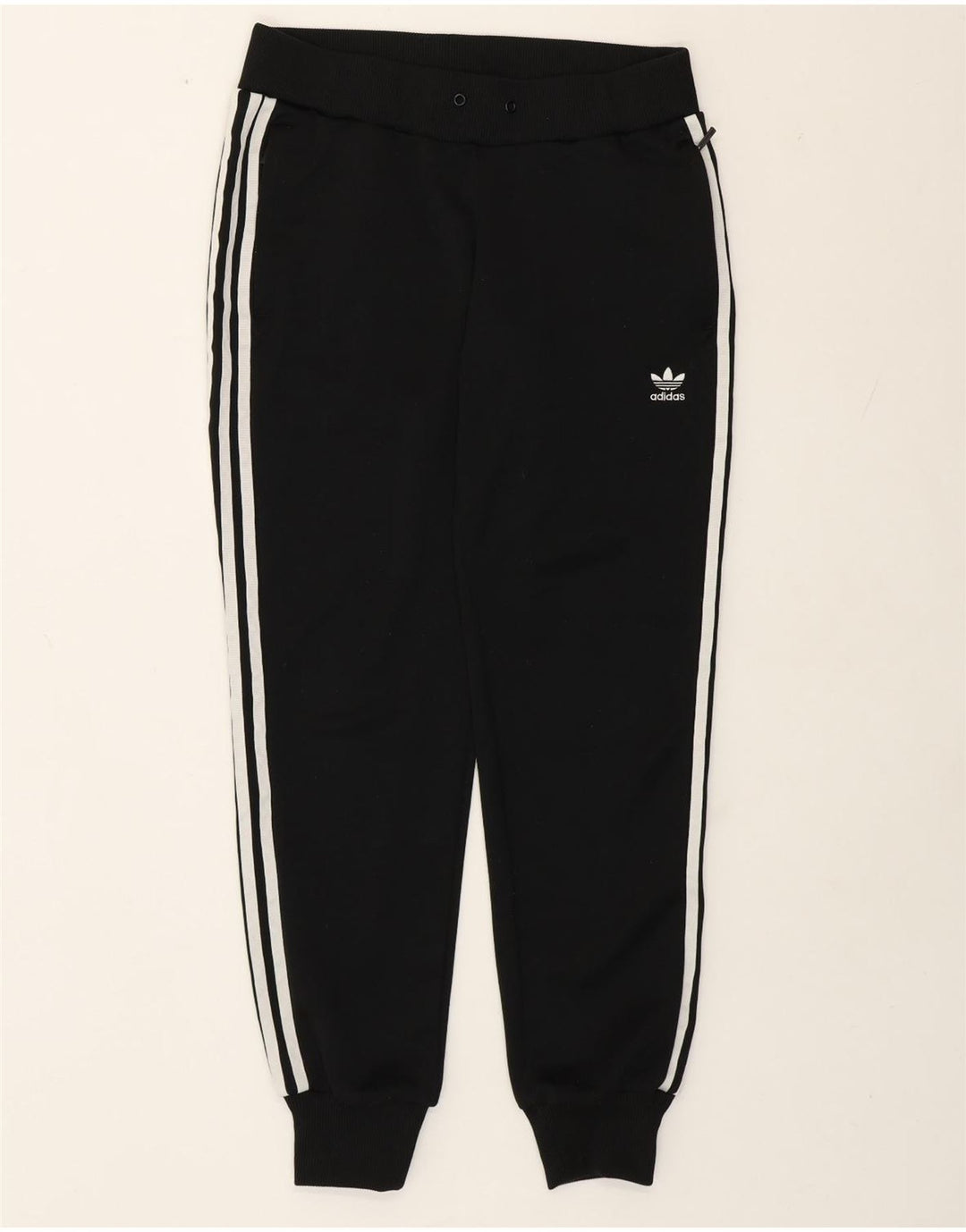 Adidas Ženska trenirka Hlače Joggers UK 12 Srednji crni poliester