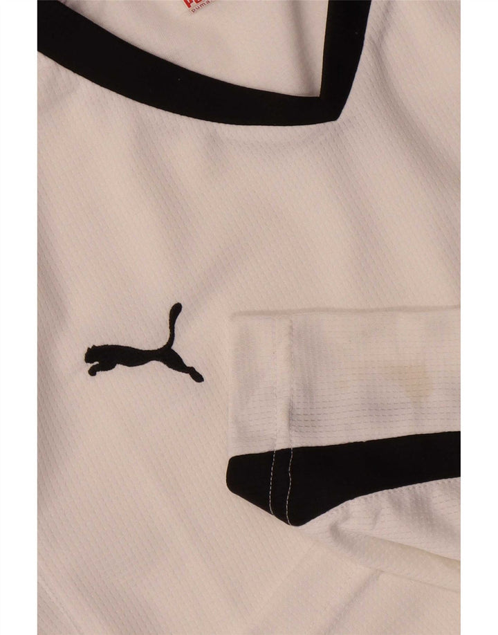 Puma ženska majica kratkih rukava UK 16 Large White Colourblock poliester