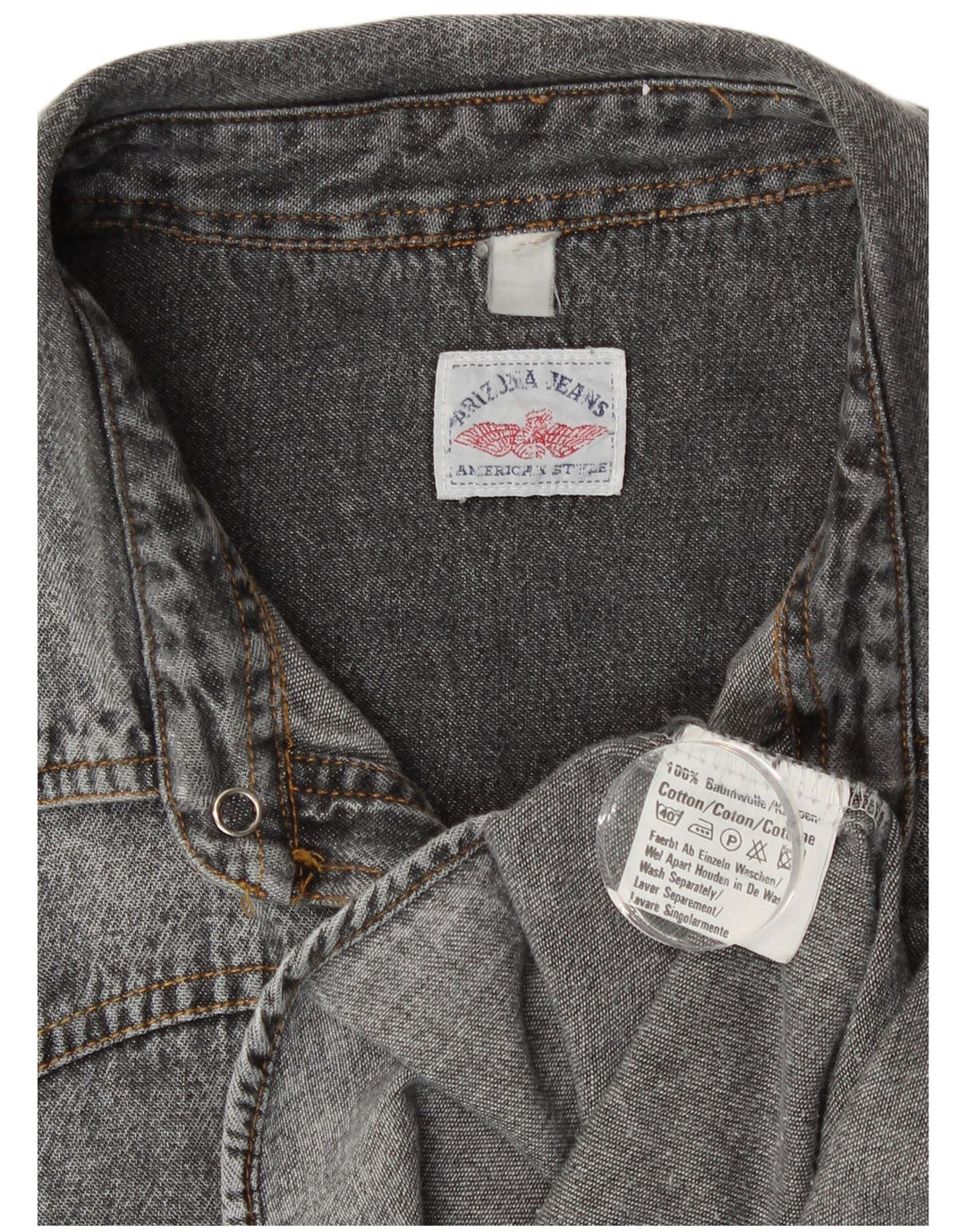 Arizona muška traper košulja XL sivi pamuk