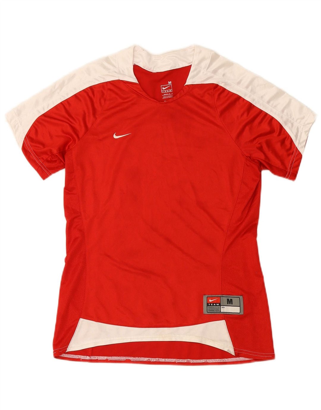 Nike Ženska suha majica kratkih rukava US 8/10 Medium Red Colourblock Poliester