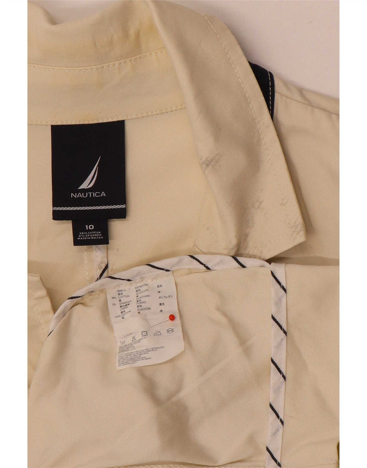 Nautica Ženska jakna s 3 gumba US 10 Large Beige Cotton