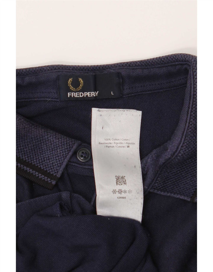 Fred Perry muška polo majica velika tamnoplava pamuk