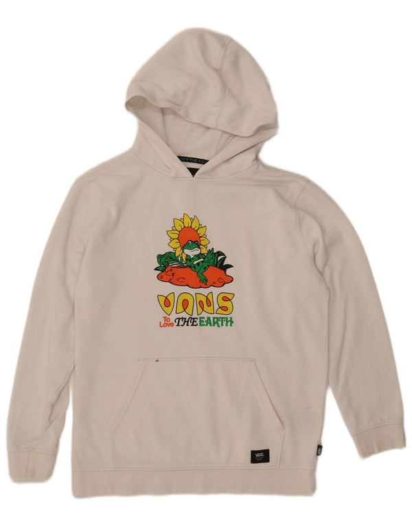 VANS Ženska majica s kapuljačom s kapuljačom UK 18 XL, bijeli pamuk