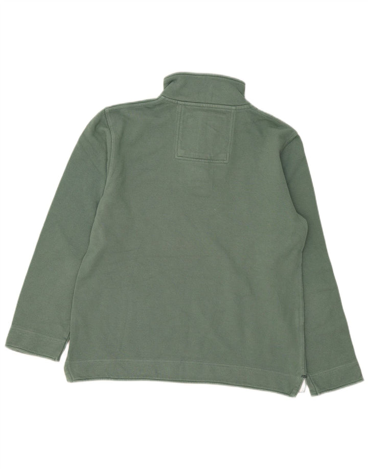 Crew Clothing Muška dukserica s 1/4 patentnim zatvaračem Regular Fit srednje zelena